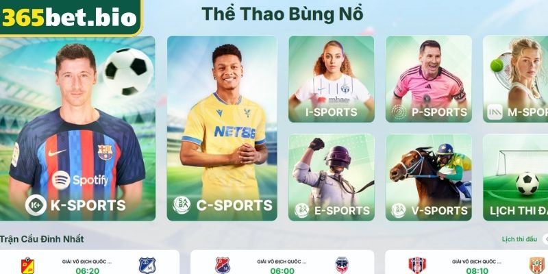 Giới thiệu tổng quan về sảnh K-sports 365Bet

